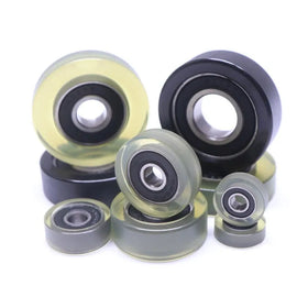 Lower Price Small Minimum Order Quantity 626 626RS PU Coated Bearing 626 Polyurethane Cover Plastic Pulleys