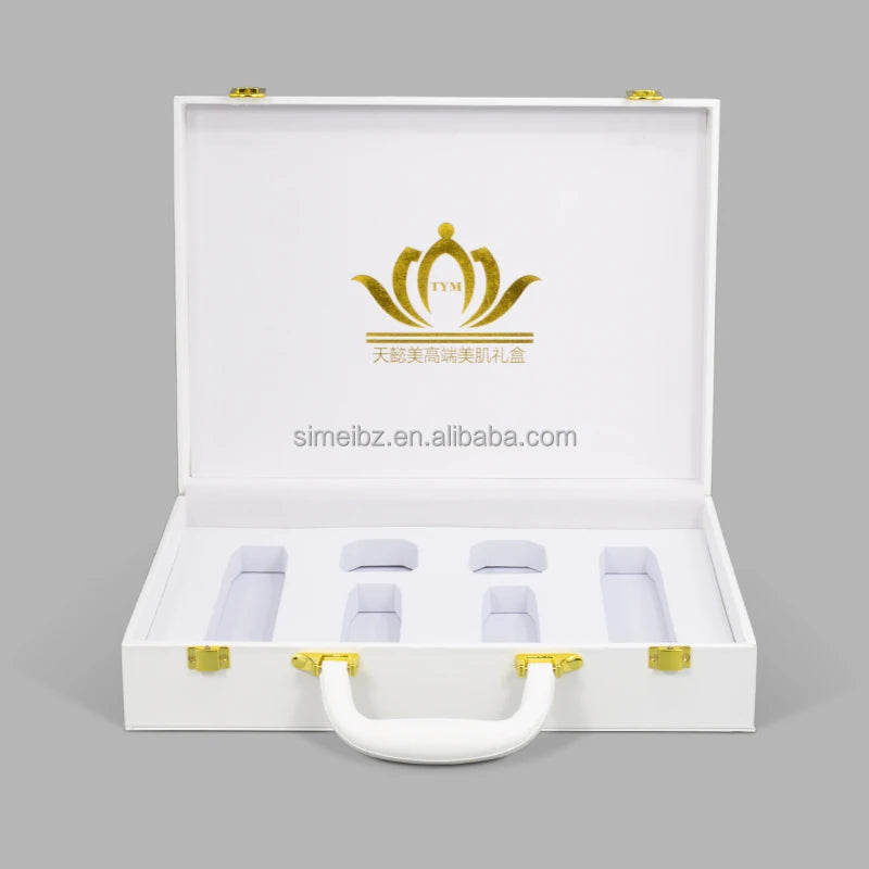 Stock Luxury Attar Perfume Essential Oil Gift Box 6ml/12ml Crystal Bottle PU Leather Wooden Packaging Recycled Materials for