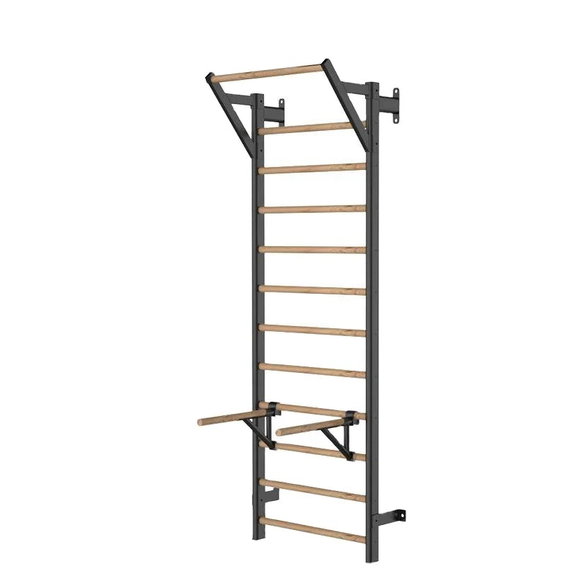 Kids Gym Wall Bars Stretch Wooden Wall Ladder Home Gym for Kids Swedish Ladder Gym
