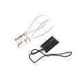 Custom Made Durable Embossed Brand Name Watch Hangtags Plastic Tag String Rectangular Shape Laser Engraved for Watches Jewelry