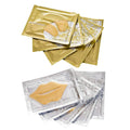 Private Label 10 Pcs Skincare 24K Gold Hyaluronic Acid Collagen Crystal Eye Mask Under Eye Mask Gel Lip Mask Set Eye Patches