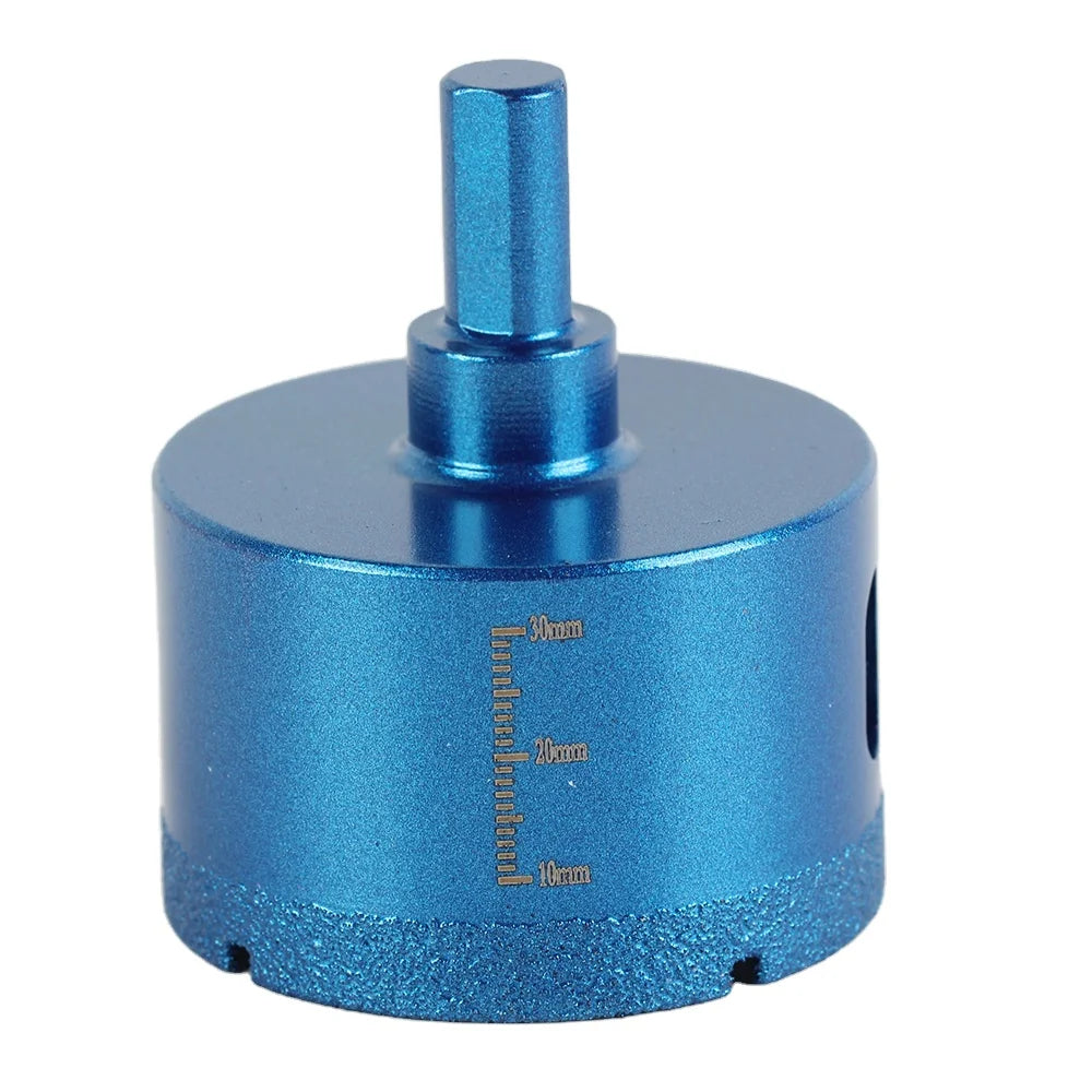 Raizi Tool-Super Quality 55mm Vacuum Brazed Power Tool Diamond Drill Bit for Stone Ceramic Tile Marble Hexagon Shank Hole Opener