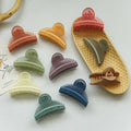Latest Popular Macaron 9 cm Large Hair Claws Clips for Thick Hair