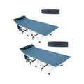 Folding Camping Sleeping Bed Tent Cot with Pillow Carry & Storage Bag Extra Wide Sturdy Heavy Duty Holds up to 500 Lbs
