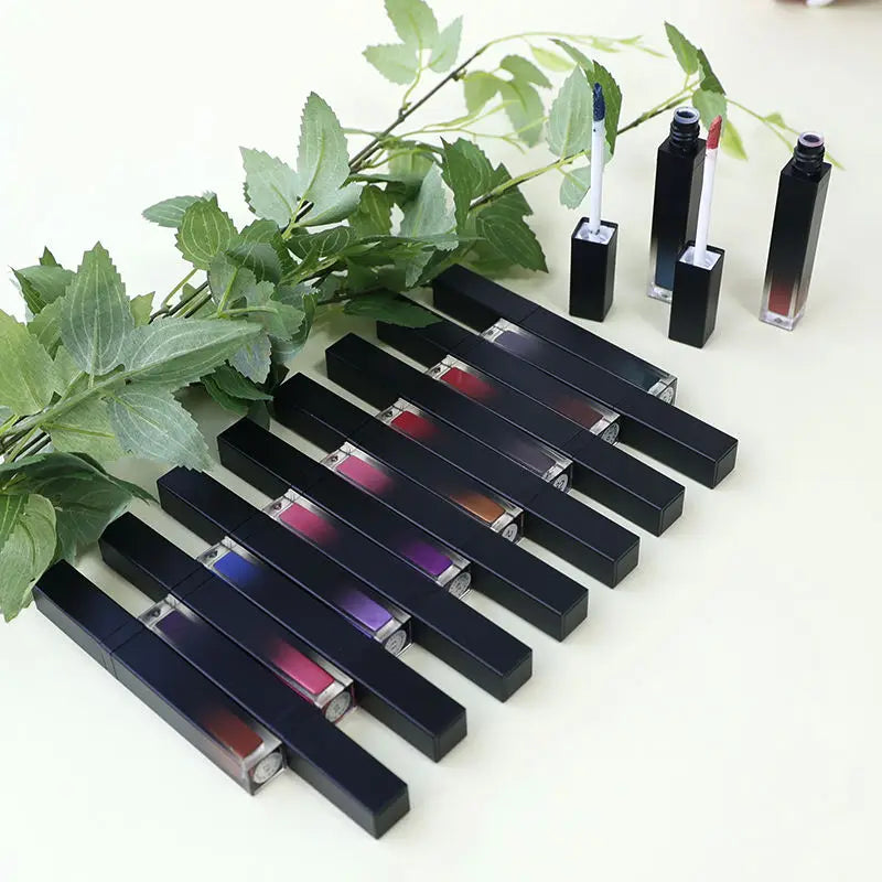 Wholesale Vendors Customize Logo Long Lasting 49 Colors Matte Waterproof Red Private Label Vegan Nude Make up Liquid Lipstick
