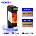 Tij 2.5 42ml Online Packing Code Anser U2 Ink Jet Printer Iq800 Ink Cartridge for Handheld Inkjet Printer