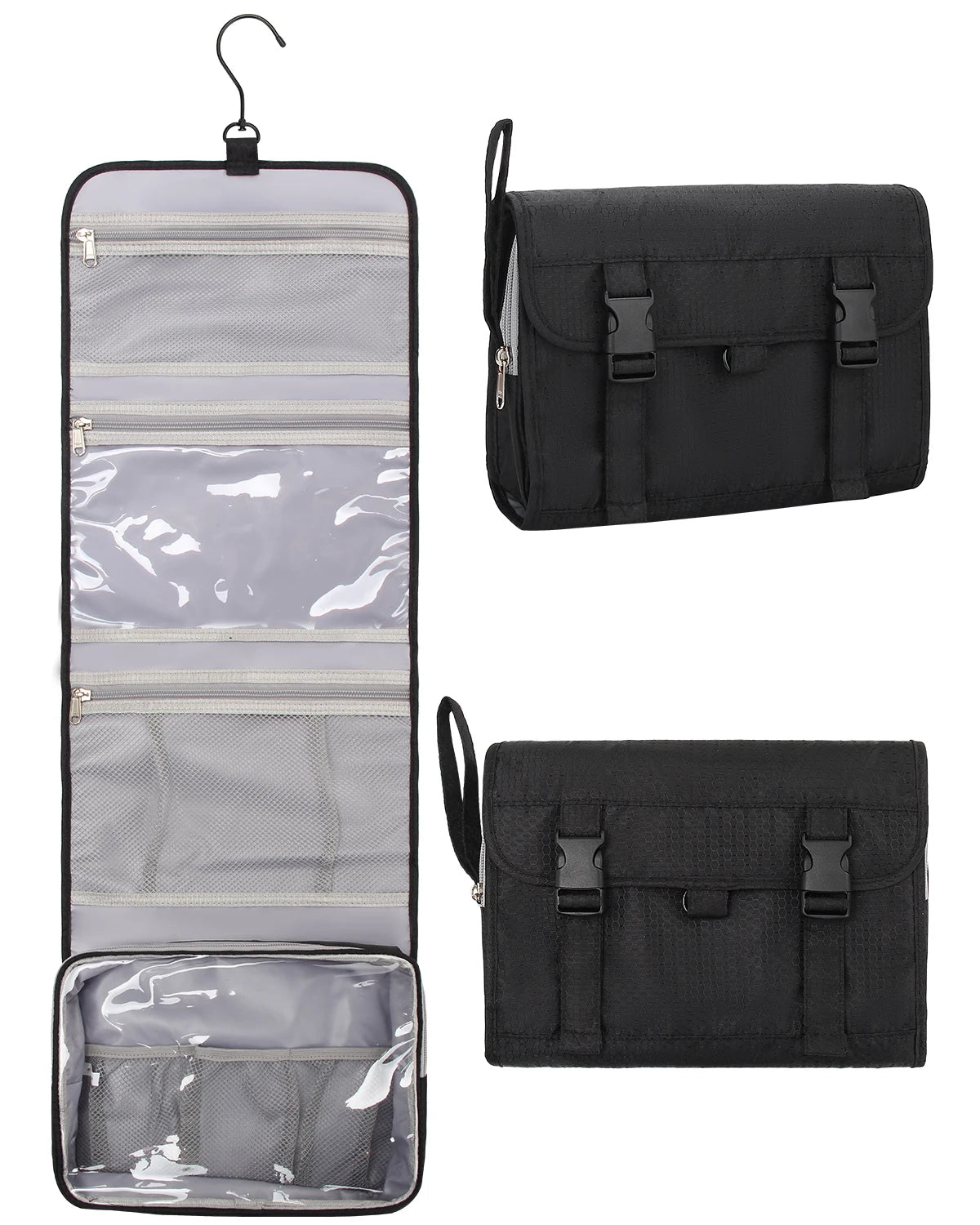 Relavel Large Capacity Makeup Mens Bag Waterproof Cosmetic Storage Organizer Case Travel Hanging Luxury Toiletry Bag