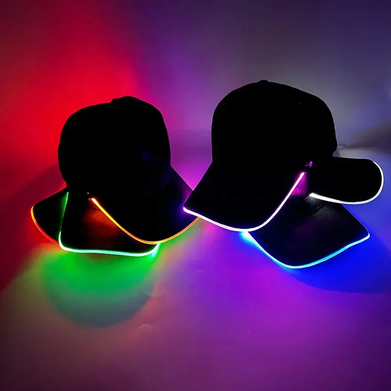 LED Flash Glow Baseball Cap for Sports Parties Hip-hop Concert Stages Festival Concert Favors Graduation-Novel Sports Birthday