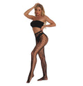 Sexy Women Japanese Video Stocking Tights Floral Pantyhose With Crystals on the Side