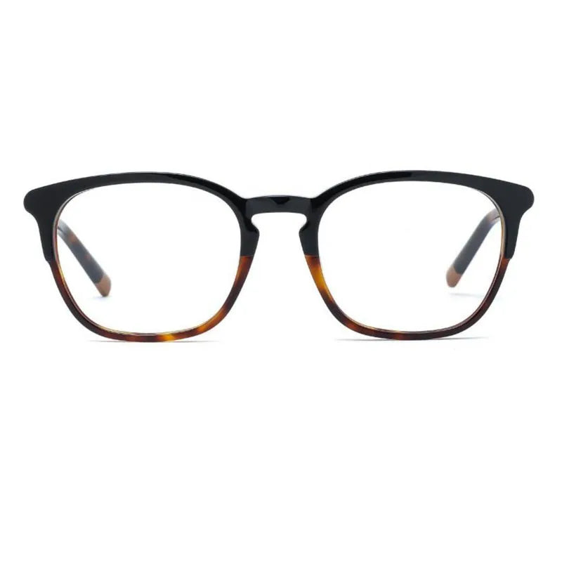 FEROCE Solid Square Unisex Eye Frames Optical Eyewear Luxury Acetate Glasses