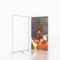 A-NEW 80mm Light Box Aluminum Stand Trade Show Booth Aluminum Fabric Light Box Frame