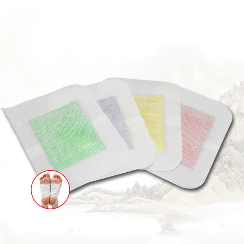 Herbal Vegan Heating Pad Foot Warmer Weight Loss Detox Foot Patch with Non-Woven Fabric Reduce Pain & Deep Cleansing