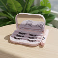 Korean PBT Matte Black Lash Extensions HypoallergenicLittle Devil  Lash Reusable Natural Looking Bridal Eye Lashes Wholesale