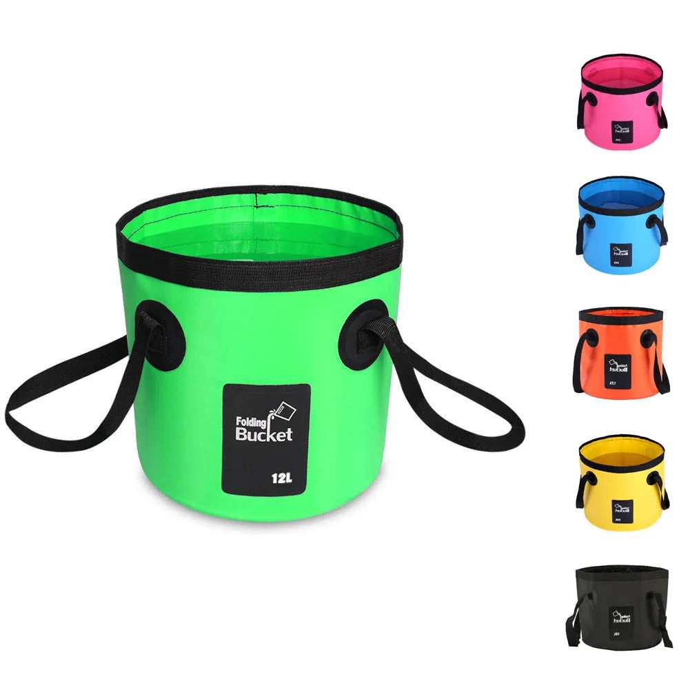 SA-030 Collapsible Bucket Folding Water Container Multifunctional Portable Folding Bucket Camping Water Bucket