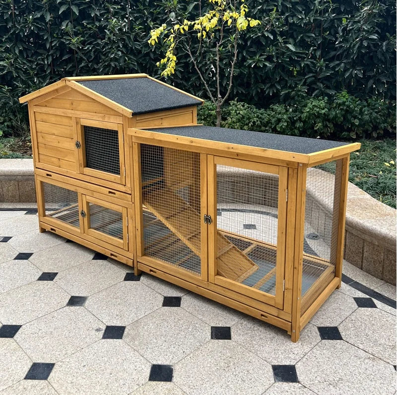 USMILEPET 2025 New Wood Rabbit Pigeon Duck House Designs Large Outdoor Other Pet Chicken Cages Birds Dog Kennel for Raising Pets