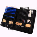 Xinbowen 40 Pcs Professional Drawing and Sketch Pencil Set Art Set for Sketch
