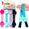 LEEONS Colorful Custom Logo 3.0cm Width 60cm Length Lace Melt Band with Ear Pads for Lace Wig