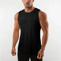 Summer Mens Gym Tank Top Sleeveless Travel Vest Leisure Sports Vest T-shirt Muscle Fitness Gym Tank Top Men