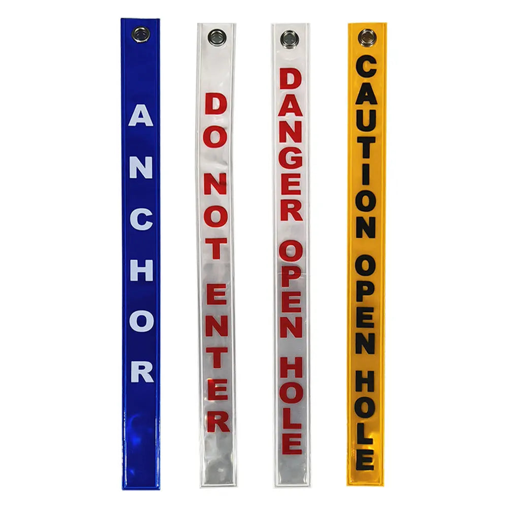 Customized Flexible High Visibility Reflective Tube Reflectors Vinyl Reflective Safety Streamers Tags