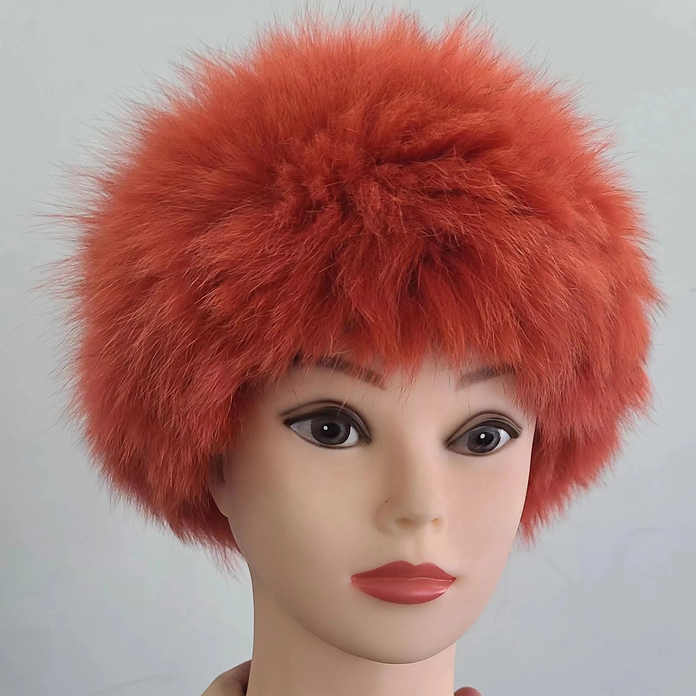 Sample Support Best Popular Rex Rabbit Fur fox Fur Headband Hair Accessories Home Textiles Ladies Headwraps Neck Warmer Headband