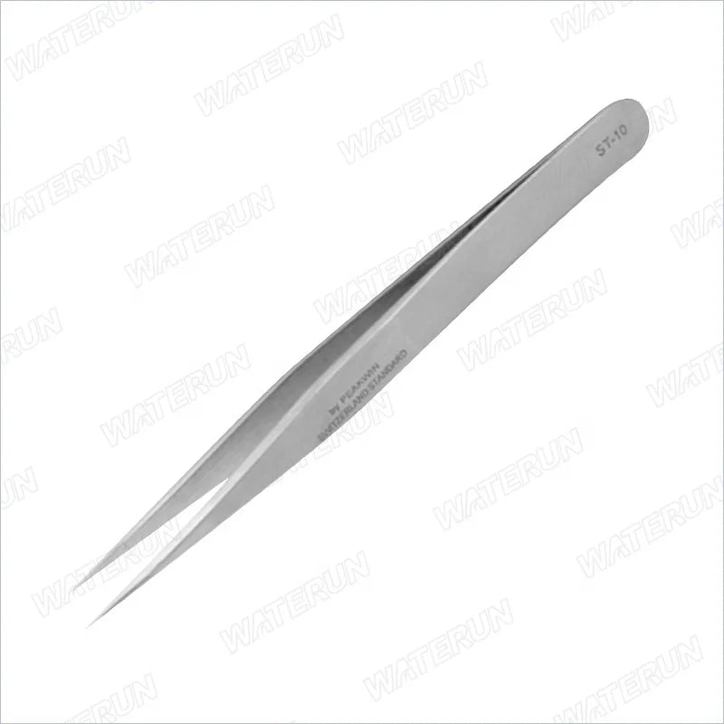 ST-10 Industrial Stainless Steel Tweezers Best Design Electric Precision Devices Integrated Line Pin Trinkets