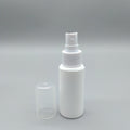 Flat Shoulder PET 60ml 2oz White Black Plastic Spray Bottle Beauty Mist Spray Pump Personal Care Packaging 24/410