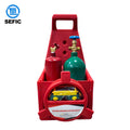 Portable 4L Oxygen & 2L Acetylene Cut Torch Kit Welding Gas Cylinder