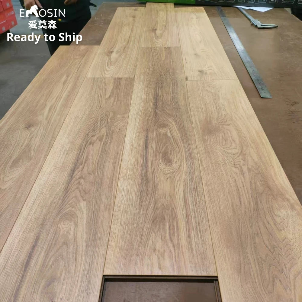 Laminated Flooring Waxed Edge Waterproof for Office Building Premium Quality Industrial HDF Floor AC3 AC4 AC5 Floor