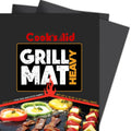 Reusable PTFE BBQ Grill Mat Black BBQ Cooking Mat Heat Resistant Fireproof Charcoal Fiberglass Non Stick Grill Mats