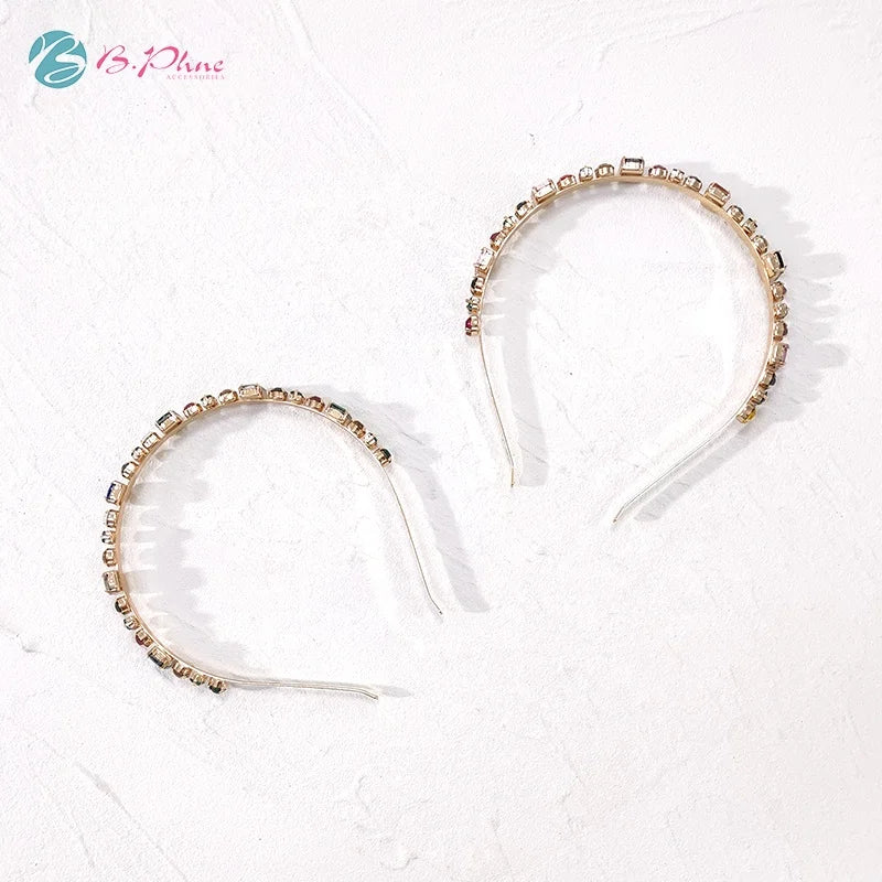 Fashionable Women Baroque Diamond Headbands Premium Rhinestone Headband Luxury