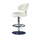 Modern Leather 360 Degree Rotating Adjustable Height Stool Large Stable Base for Home Bar Hotel or Casino Living Room Use