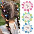 QIYUE Candy Color Color Braided Hair Bangs Clip Broken Hair Clips Hair Accessories