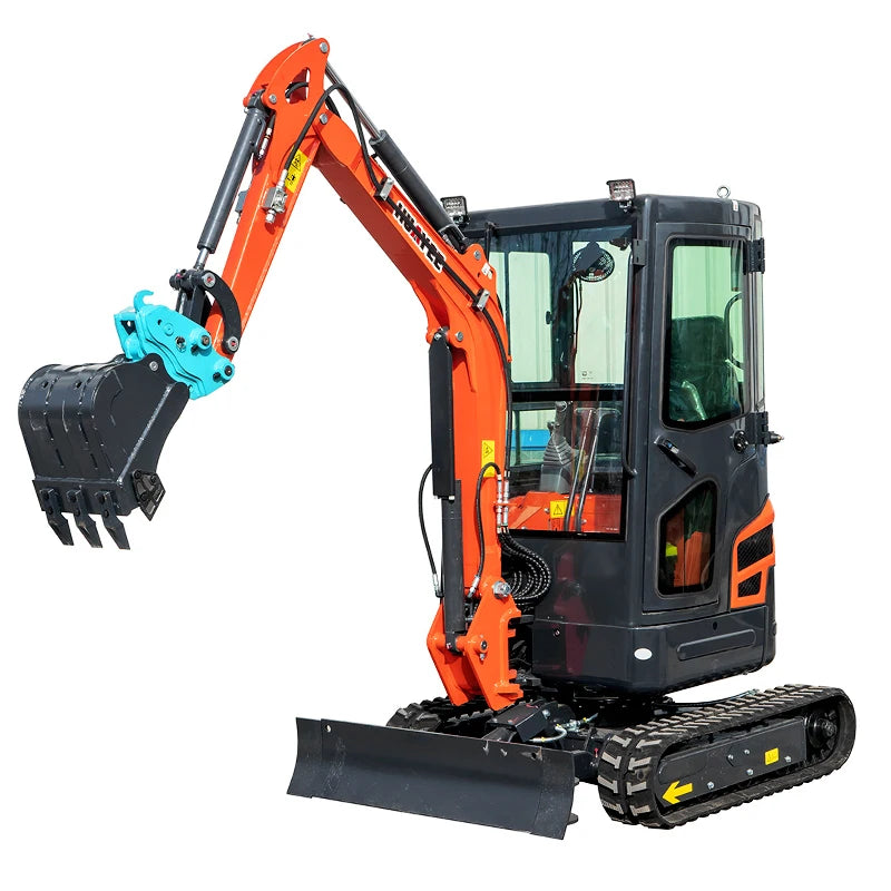 FREE SHIPPING! CE/EPA Mini Excavators Wholesale Compact Mini Excavator Digger Multifunctional Portable Micro Bagger Mini Digger