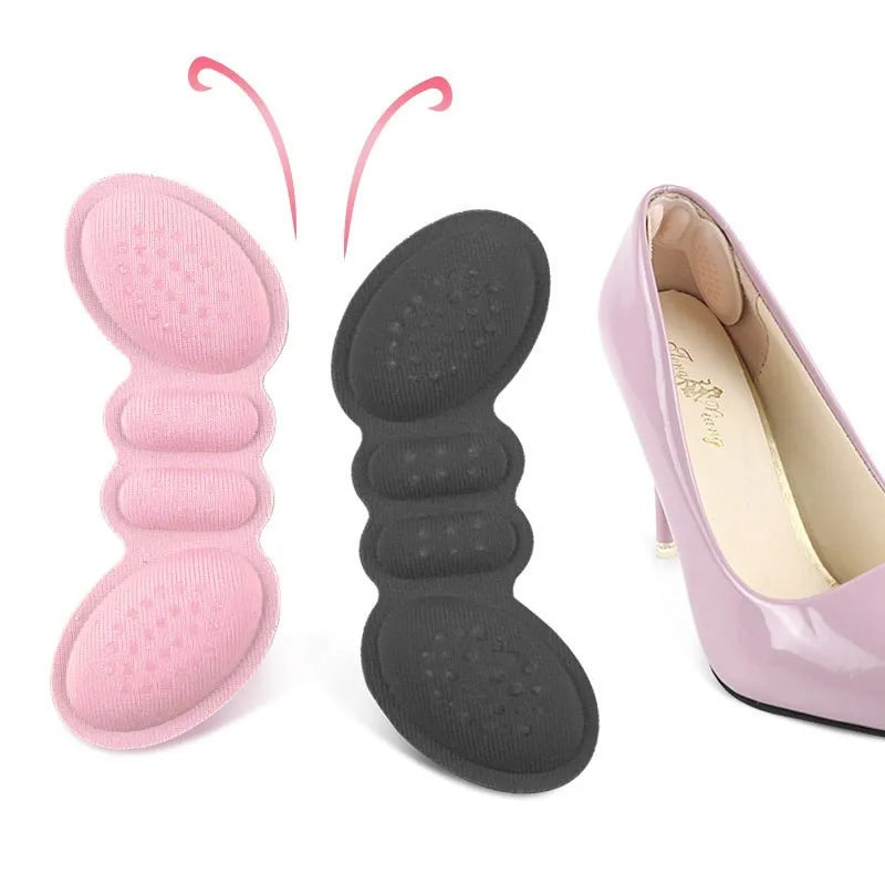 Memory Foam Heel Grips Liner Cushions Inserts for Loose Shoes Insoles Patch Heel Pads Free Size 10g 2pcs