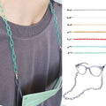 Fashion Transparent Colorful Acrylic Eyeglasses Chains Face Mask Holder