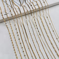 Coffee Bead Polo Figaro Curb Chain Assorted Style Genuine 925 Sterling Silver Chain for Choker