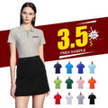 210G 100% Cotton Men's Blank Golf Polo T Shirts Embroidered Logo Plain Short Sleeve Oversize Polo Shirts