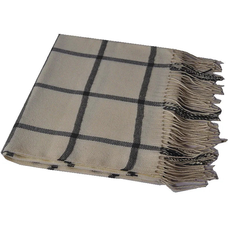 BLUE PHOENIX Japanese Voile Shawl Ombre 100 Acrylic Classic Tartan Plaid Cashmere Feel Super Soft Cheap Wholesale