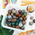 Wholesale 20-30mm Ocean Jasper Gemstones Tumbled Stones Natural Jasper Crystal Tumble Stones for Sale