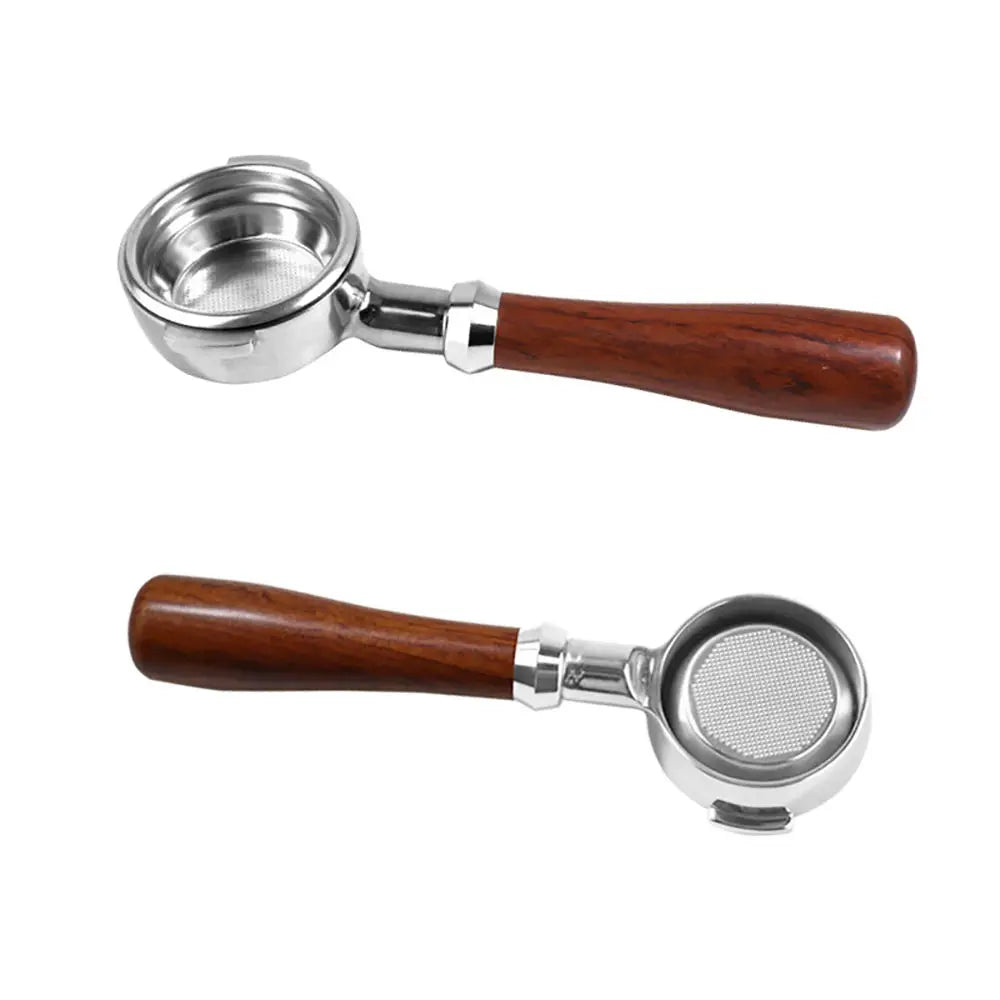 Manufacturers Wholesale No Bottom Handle Solid Wood Handle Semi-automatic Coffee Machine Accessories for Coffee Machine
