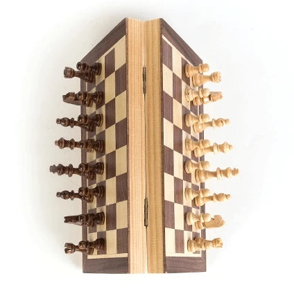 In Stock 40x40cm Chess Game Board Magnetic Wooden Folding Adult Kids Factory Price Other Game Accessories Magnet Chess Toy