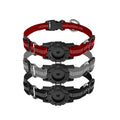 2022 New Arrivals Anti-lost Nylon Print Nylon Muilkorf Dog Tactical Training GPS Pet Tracking Collar