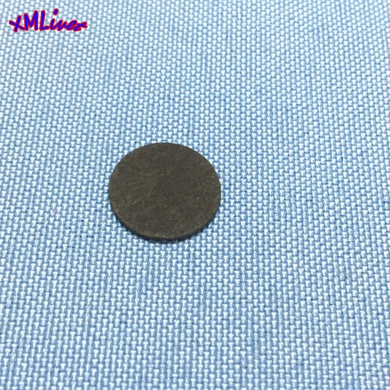Xmlivet 14mm Black Fibre Pool Cue Tip Cushion Billiards Carom Tip Pads Billiards Accessories