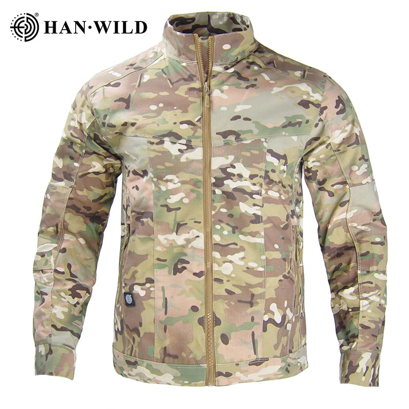 HAN WILD Manufacturer Produces and Wholesales New Locomotive Suit Jacket Camouflage Assassin Jacket