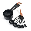 Eco-Friendly Stainless Steel 9-Piece Measuring Cups & Spoons Set with Strengthened Wire Handles for Cooking and Baking