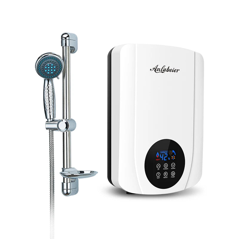 220v 110v With Pump Good Quality Shower Touch Control Water Heater Electric Instant Wall Mounted Quickly