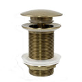Basin Water Purifier Copper Bouncing Brown Patina Washbasin Pop up Drain