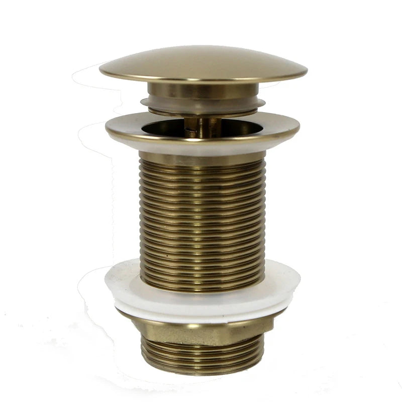Basin Water Purifier Copper Bouncing Brown Patina Washbasin Pop up Drain