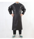 Unisex Adults Long-Sleeved PU Leather Waterproof Oil-Proof Anti-Wear Fashionable Custom Logo Butchers Apron Customizable JM