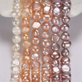 DIY Double Light Irregular Pearls Three Colors Freshwater Pearl Strand 5-6MM Fresh Water Pearls